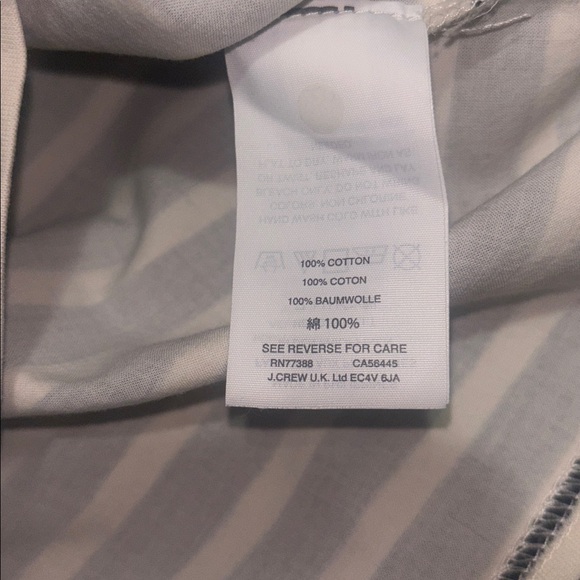 J.Crew Striped Ruffle Top - Picture 4 of 5